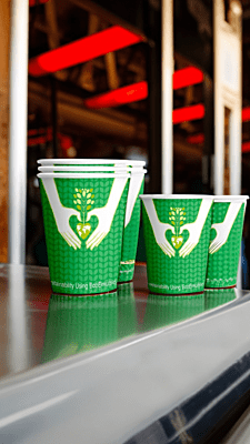 210 ML 100% BIO DEGRADABLE PAPER CUP - PACK OF 100