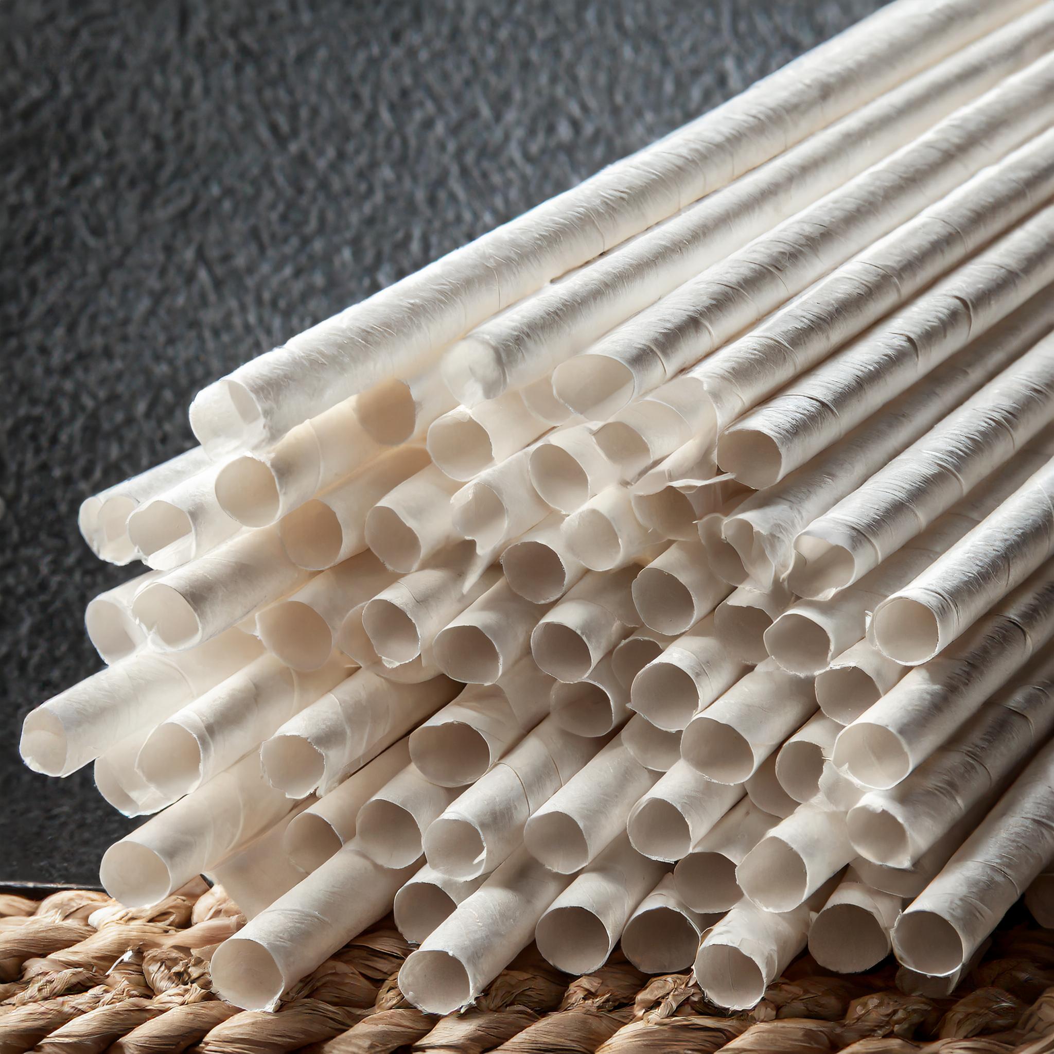 PAPER STRAW 6 MM 240 GSM PREMIUM QUALITY PACK OF 500 PIECES